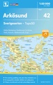 Wandelkaart - Topografische kaart 42 Sverigeserien Arkösund | Norstedts