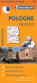 Wegenkaart - landkaart 555 Polen Noord Oost | Michelin