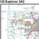 Wandelkaart - Topografische kaart 282 OS Explorer Map Lincolnshire Wolds North | Ordnance Survey