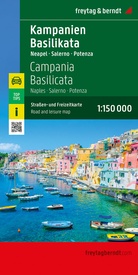 Wegenkaart - landkaart Campanië - Basilicata T10 | Freytag & Berndt