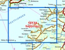 Wandelkaart - Topografische kaart 10134 Norge Serien Sagfjorden | Nordeca