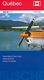 Wegenkaart - landkaart Quebec | Busche Map