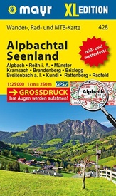Wandelkaart 428 XL Alpbachtal Seenland | Mayr