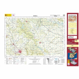Topografische kaart 658 MT50 Mora | CNIG - Instituto Geográfico Nacional1