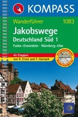 Opruiming - Pelgrimsroute - Wandelgids Jakobswege Duitsland teil 1 Süd (Fulda - Einsiedeln - Nürnberg - Ulm) St. Jacobsroute | Kompass