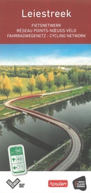 Fietskaart - Fietsknooppuntenkaart Fietsnetwerk Leiestreek | Westtour