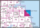 Wandelkaart - Topografische kaart 075 Landranger Berwick-upon-Tweed, Holy Island & Wooler, Farne Islands | Ordnance Survey