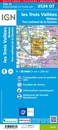 Wandelkaart - Topografische kaart 3534OTR Les Trois Vallées - Modane | IGN - Institut Géographique National Wandelkaart - Topografische kaart 3534OT Les Trois Vallées | IGN - Institut Géographique National