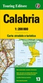 Fietskaart - Wegenkaart - landkaart 13 Calabria, Calabrië, Calabrie  | Touring Club Italiano