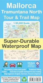Wandelkaart Tour & Trail Mallorca - Tramuntana North | Discovery Walking Guides