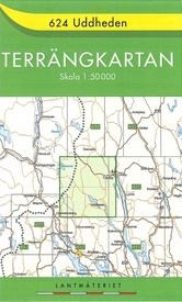 Wandelkaart - Topografische kaart 624 Terrängkartan Uddheden | Lantmäteriet
