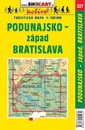 Fietskaart 227 Podunajsko západ, Bratislava | Shocart