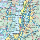 Wegenkaart - landkaart - Stadsplattegrond Seattle & Northwest USA Travel Reference Map | ITMB