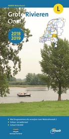 Waterkaart L Grote Rivieren Oost 2018 - 2019 | ANWB Media