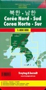Wegenkaart - landkaart Korea Nord und Sud - Noord-Korea & Zuid-Korea | Freytag & Berndt