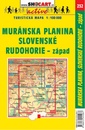 Fietskaart 232 Muránska Planina, Slovenské rudohorie vých | Shocart