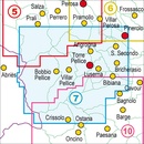Wandelkaart 7 Val Pellice | Fraternali Editore