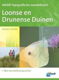 Wandelkaart - Topografische kaart Topografische wandelkaart De Loonse en Drunense duinen | ANWB Media
