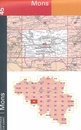 Topografische kaart - Wandelkaart 45 Topo50 Mons | NGI - Nationaal Geografisch Instituut