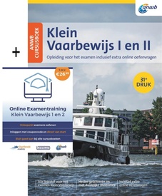 Watersport handboek ANWB ANWB Cursusboek Klein Vaarbewijs I en II + Online Examentraining | Hollandia