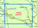 Wandelkaart - Topografische kaart 10105 Norge Serien Gäddede | Nordeca