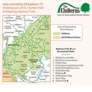 Wandelkaart - Topografische kaart 171 OS Explorer Map Chiltern Hills West | Ordnance Survey