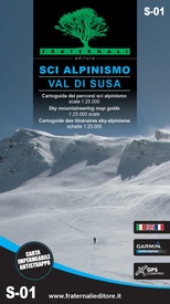 Toerskikaart S01 Valle di Susa Ski touring map | Fraternali