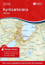 Wandelkaart - Topografische kaart 10089 Norge Serien Kyrksæterøra | Nordeca