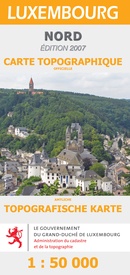 Wandelkaart Luxembourg Nord - Luxemburg Noord | | Topografische dienst Luxemburg