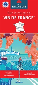 Wegenkaart - landkaart 833 France sur la route de vins | Michelin