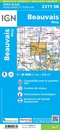 Wandelkaart - Topografische kaart 2311SB Beauvais - Mouy | IGN - Institut Géographique National