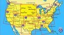 Wegenkaart - landkaart 02 North Central USA | Hallwag
