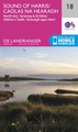 Wandelkaart - Topografische kaart 018 Landranger Sound of Harris, North Uist, Taransay & St Kilda | Ordnance Survey