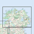 Wegenkaart - landkaart Ireland North ( Ierland ) | Ordnance Survey Ireland