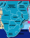 Wegenkaart - landkaart Southern Africa - Zuidelijk Afrika | MapStudio