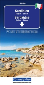 Wegenkaart - landkaart 16 Sardinië | Kümmerly & Frey