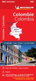 Wegenkaart - landkaart 806 Colombia | Michelin