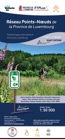 Fietskaart - Fietsknooppuntenkaart Provincie Luxemburg - Centraal | NGI - Nationaal Geografisch Instituut