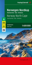 Wegenkaart - landkaart 4 Noorwegen Noordkaap - Hammerfest | Freytag & Berndt