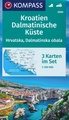 Wandelkaart 2900 Kroatien Dalmatinische Küste | Kompass