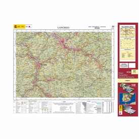 Topografische kaart 53 MT50 Langreo | CNIG - Instituto Geográfico Nacional1