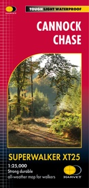 Wandelkaart Cannock Chase XT25 | Harvey Maps