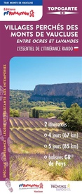 Wandelkaart T841 Monts du Vaucluse et du Liberon | FFRP