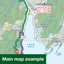 Fietskaart 42 Cycle Map Oban, Kintyre & The Trossachs | Sustrans