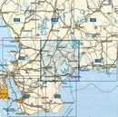 Wegenkaart - landkaart 104 Vägkartan Kristianstad | Lantmäteriet