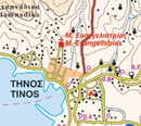 Wegenkaart - landkaart 102 Tinos | Road Editions