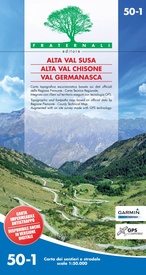Wandelkaart 50-1 Alta Val Susa - Alta Val Chisone - Val Germanasca | Fraternali Editore