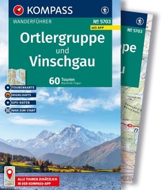 Wandelgids 5703 Kompass Wanderführer Ortlergruppe und Vinschgau | Kompass