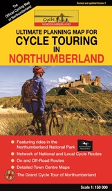 Fietskaart Cycle Touring Map of Northumberland | Northern Heritage Services
