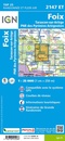 Wandelkaart 2147ET Foix | IGN - Institut Géographique National